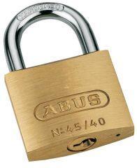 2275187 zylinderschloss messing 4 40 mit 5 schluesseln abus