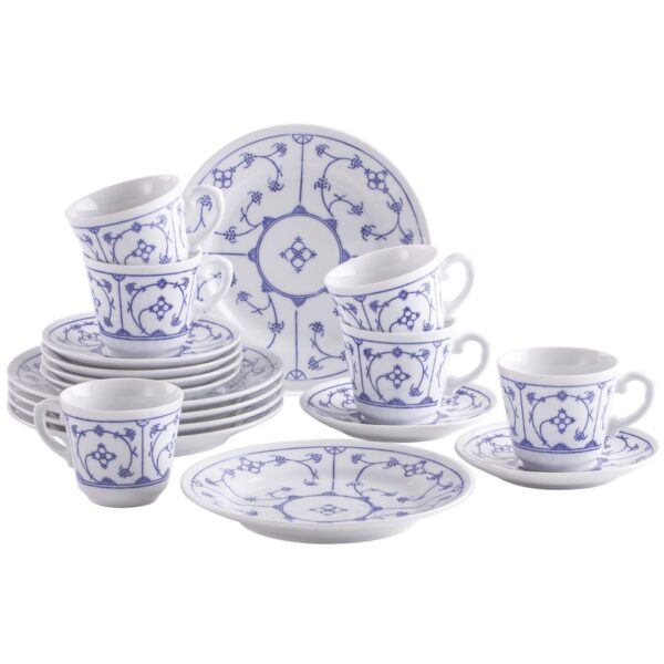 2441219 blau saks ms kaffee set 18tlg