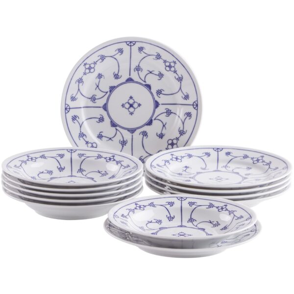 2441221 blau saks ms tafel set 12tlg