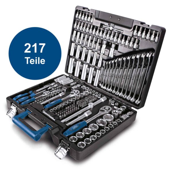 2482637 werkzeugkoffer tb217 217 teiliges werkzeug set steckschluesselsatz