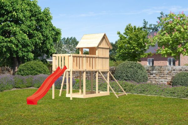 2532441 stelzenspielhaus frieda mit 2 5m rutsche