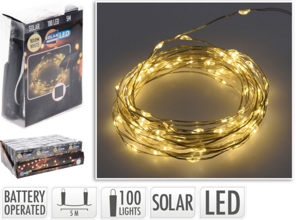 2644498 solar silberdraht 100leds