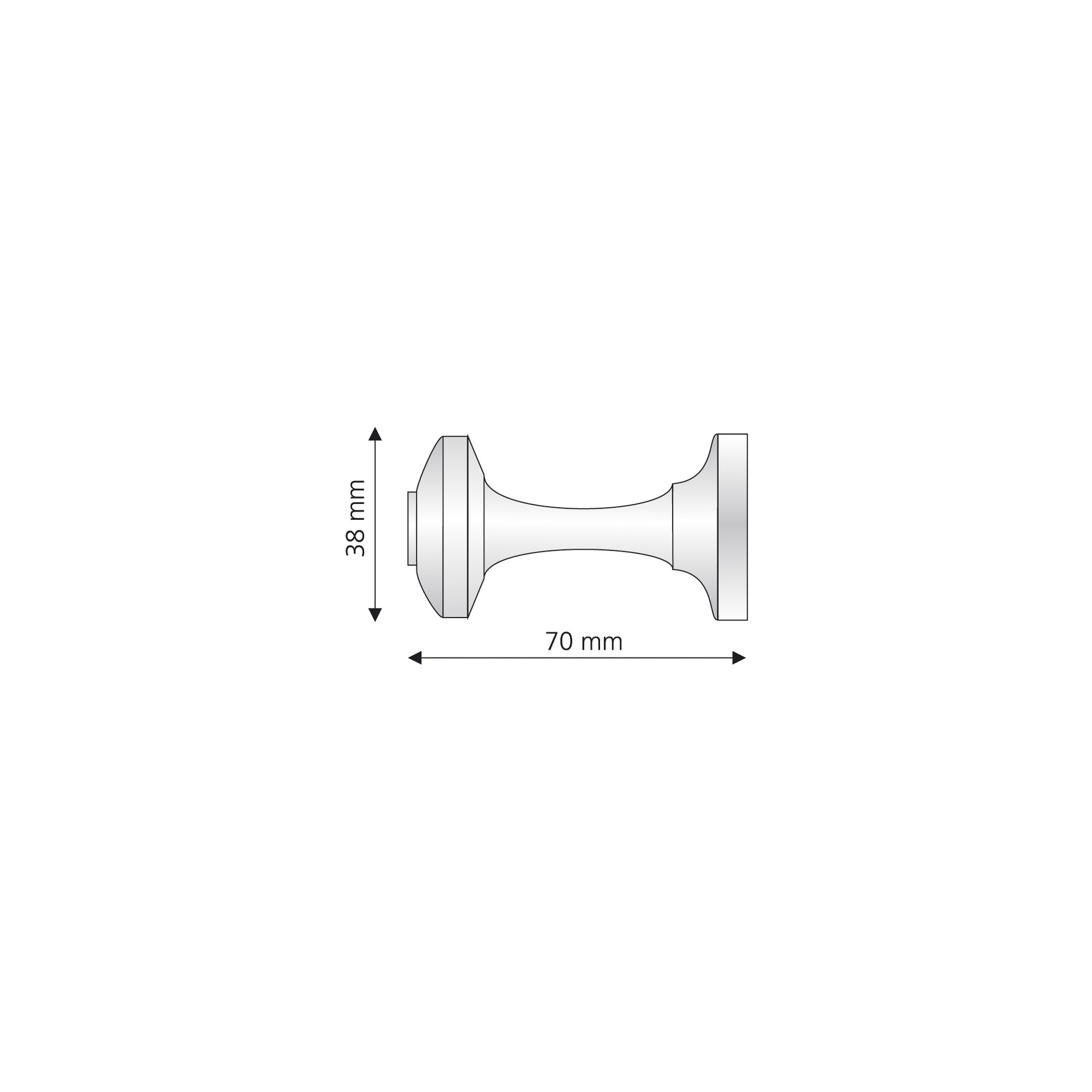 1015048 schalhalter 7 cm 28 mm