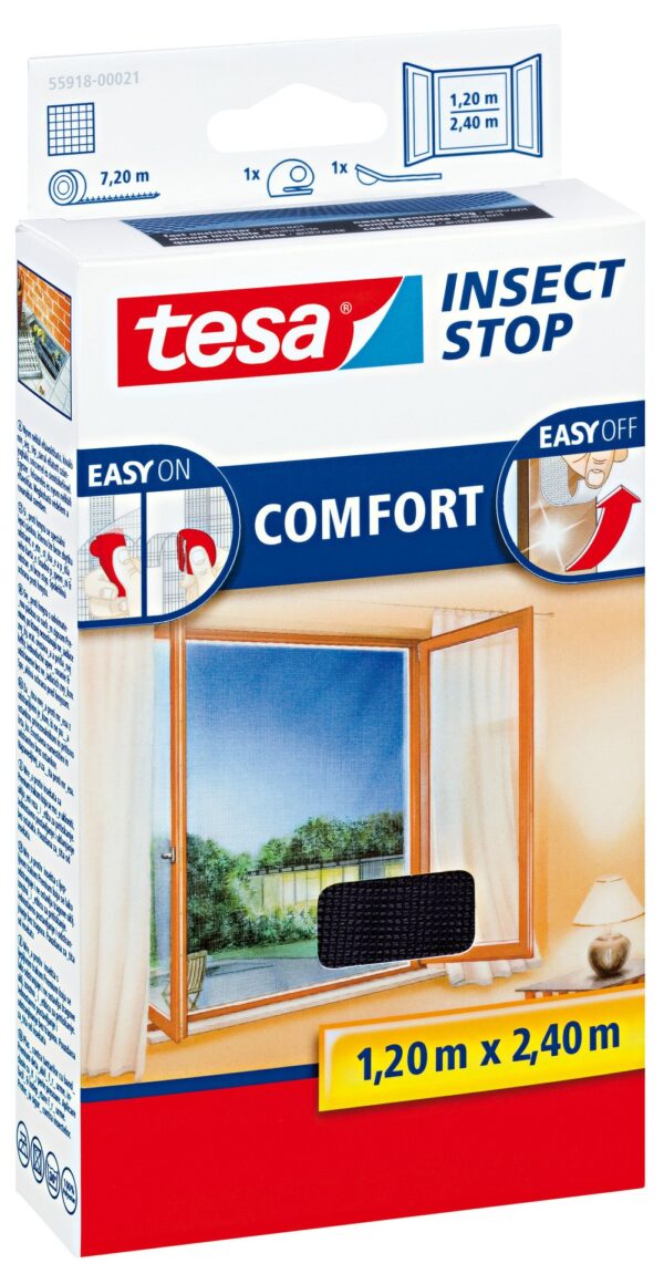 1481017 tesa fliegengitter klettband comfort fuer bodentiefe fenster