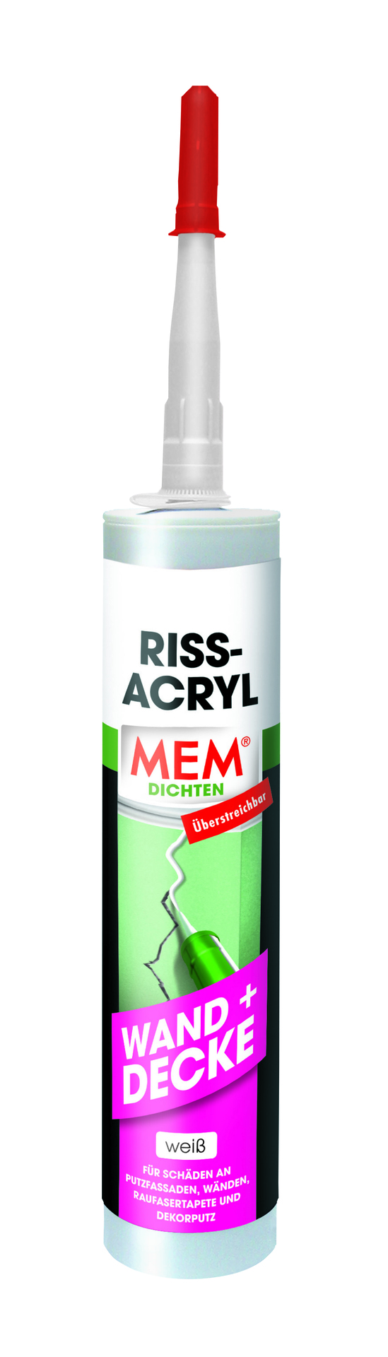 1855358 mem riss acryl weiss 300ml