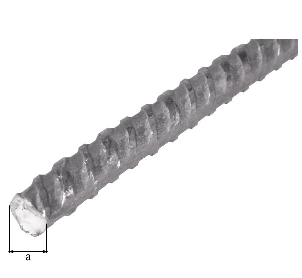 2165567 beton riffelstahl stahl roh zum einbetonieren