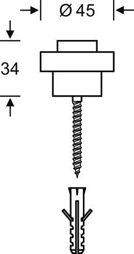 2271624 boden tuerpuffer 34mm 0 38 3881 alu f1 45mm