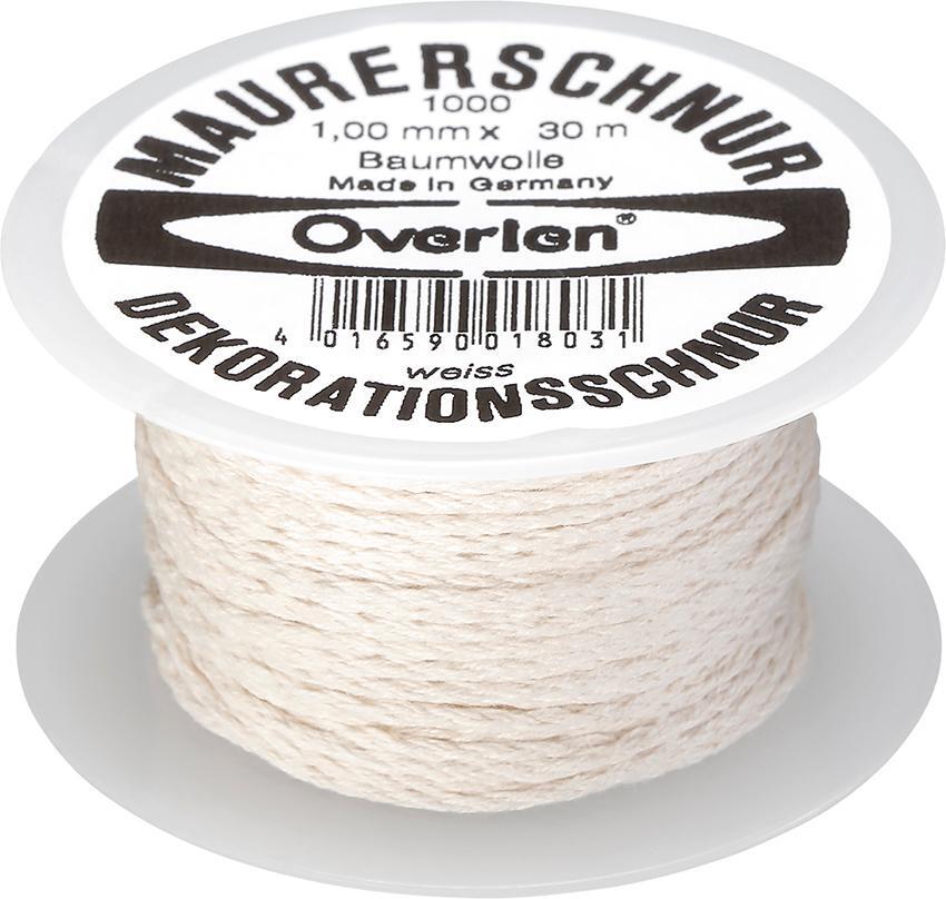 2274497 baumwollkordel 1 0mm 30m weiss overmann