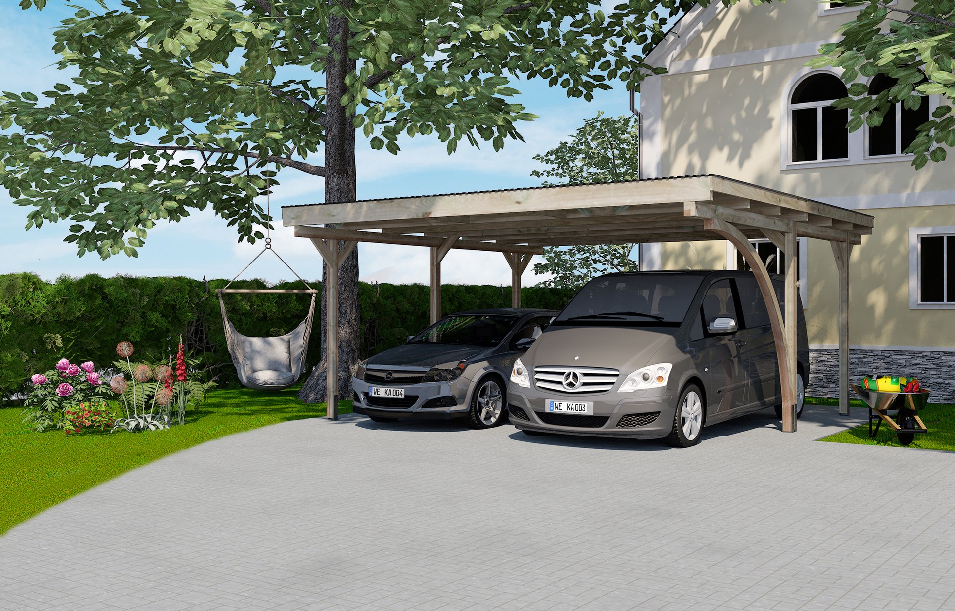 2335739 doppelcarport 616 a mit rundbogen