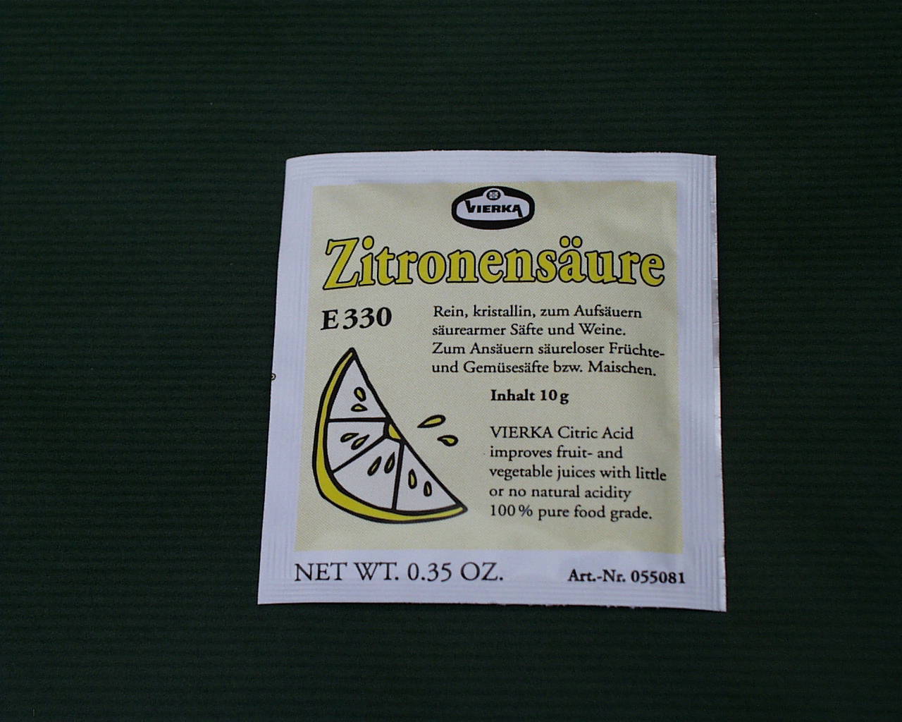 1213516 zitronensaeure 10g