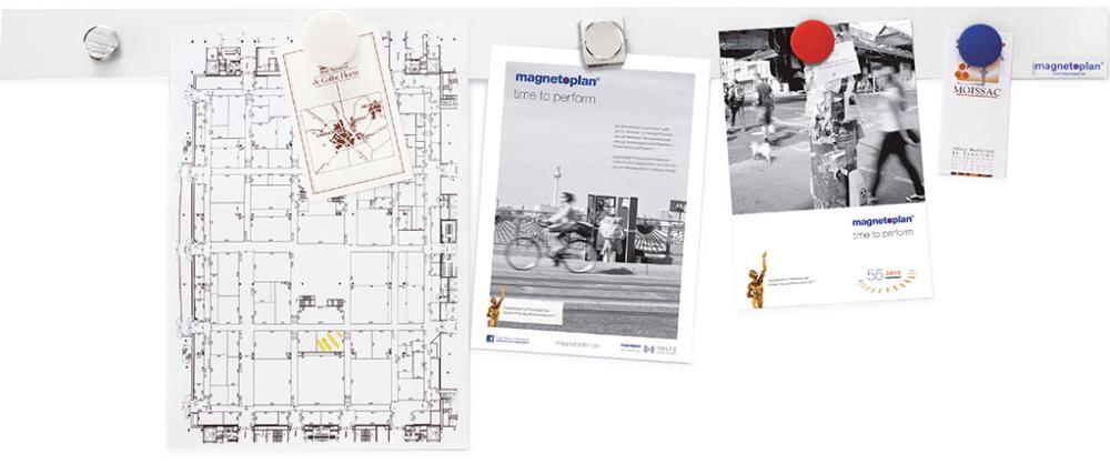 1516218 magnetowandleiste weiss 1000mm packung a 10 stueck