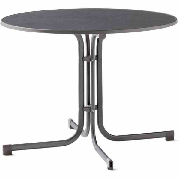 1695124 sieger klapptisch dekorplatte 100 cm grau