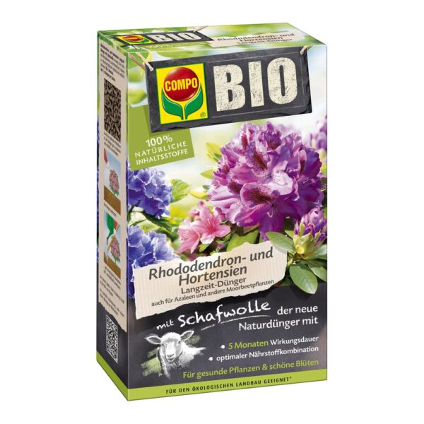 2143600 bio rhododendron und hortensien langzeit duenger mit schafwolle