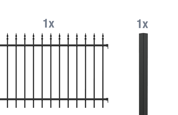2199261 anbauset zierzaun chaussee 2m