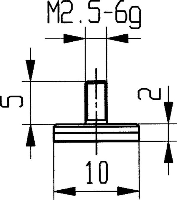 2282351 messeinsatz hm typ 11 10 0mm kaefer