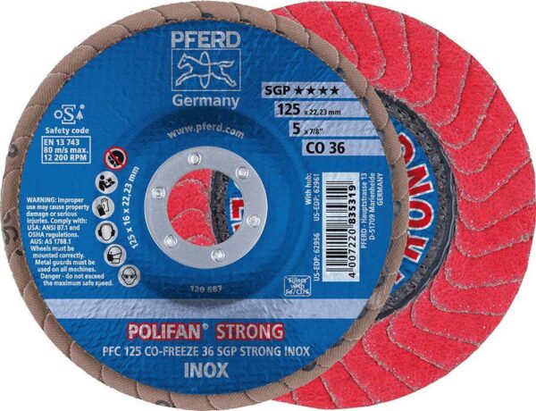 2294859 faecherschleifscheibe co36freeze sgp strong 125mm k36 pferd