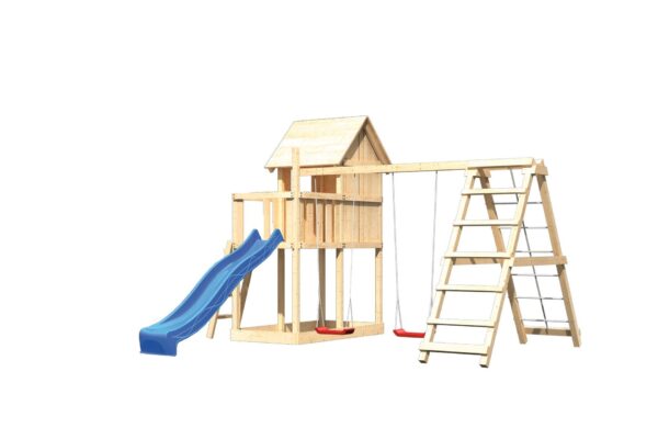 2395500 stelzenspielhaus frieda mit 2 5m rutsche