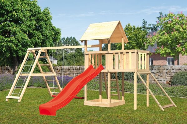 2532455 kinderspielturm lotti mit 2 5m rutsche