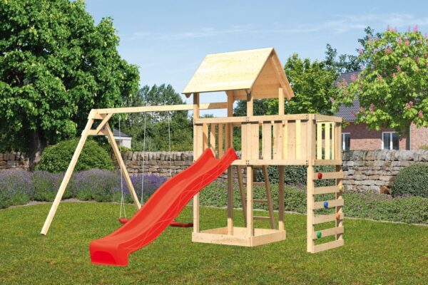 2532498 kinderspielturm lotti mit 2 5m rutsche