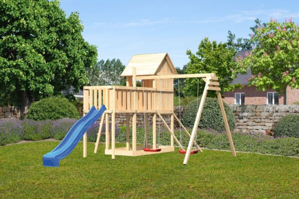 2532512 stelzenspielhaus frieda mit 2 5m rutsche