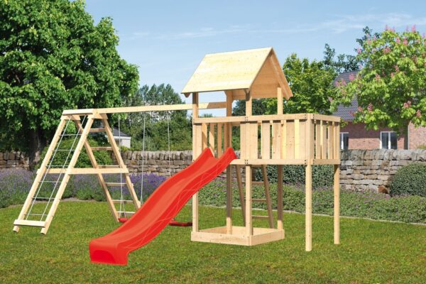 2532547 kinderspielturm lotti mit 2 5m rutsche