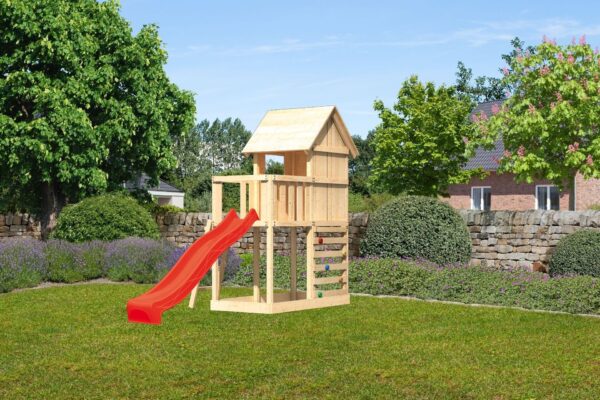 2532600 stelzenspielhaus frieda mit 2 5m rutsche