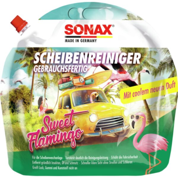 2551414 scheibenreiniger sweet flamingo gebrauchsfertig 3l