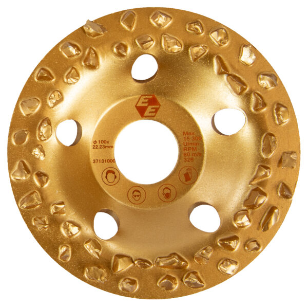 2585550 hartmetall fraesscheibe grob 100mm gold