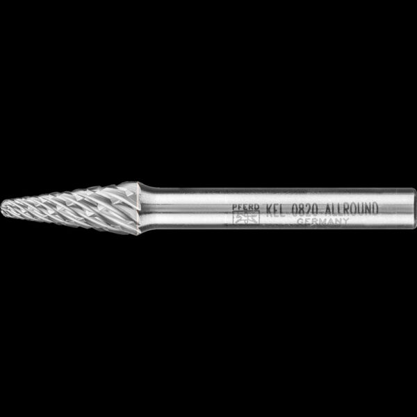 2622092 hartmetall hochleistungsfraesstift allround rundkegel kel