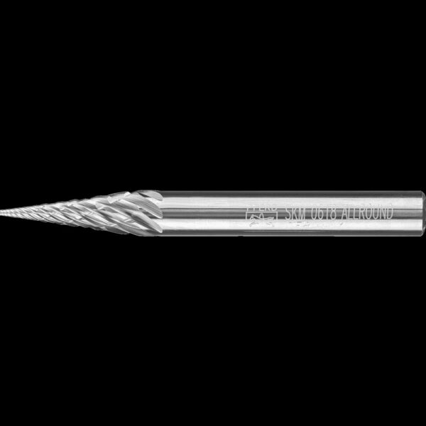 2622121 hartmetall hochleistungsfraesstift allround spitzkegel skm