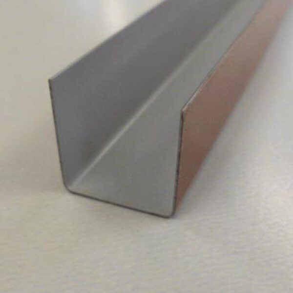 aluminium u profil 25 x 25 x 25 mm