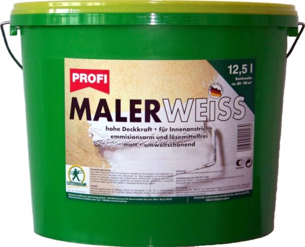 1127067 leitermann malerweiss profi 12 5 l