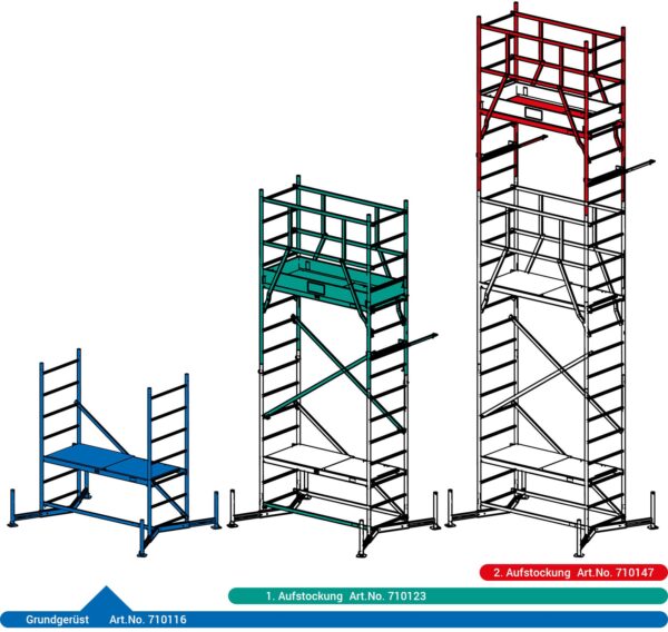 1215985 climtec alu arbeitsgeruest grundgeruest