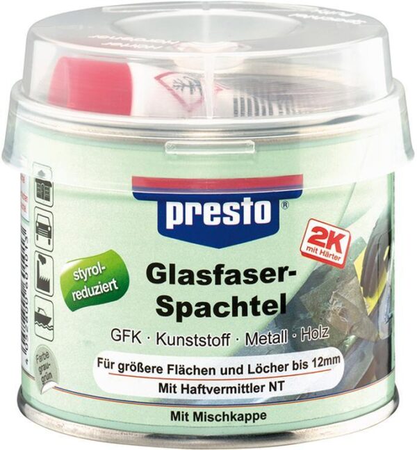 1454823 presto glasfaserspachtel 250 g