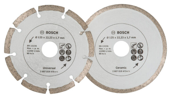 1581070 2 diamant trennscheiben 125mm baum und fl