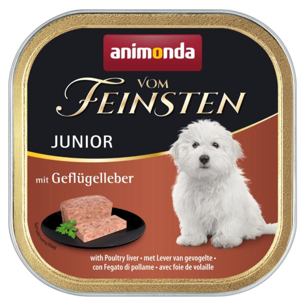 1646649 dog vom feinsten junior mit gefluegelleber 150g