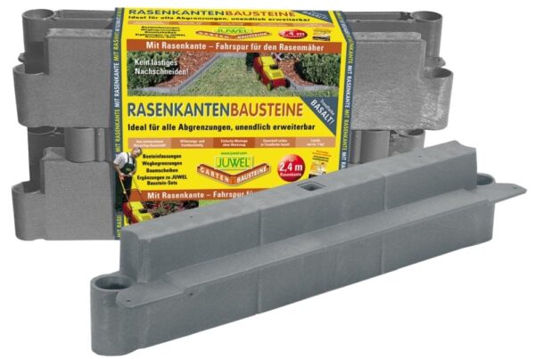 1687556 bausteine mit rasen beetkante