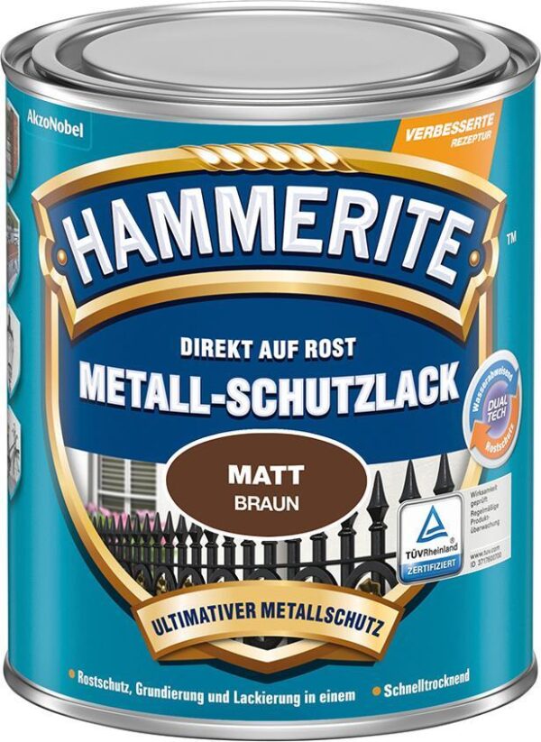 1743747 metallschutz lack 750 ml matt braun