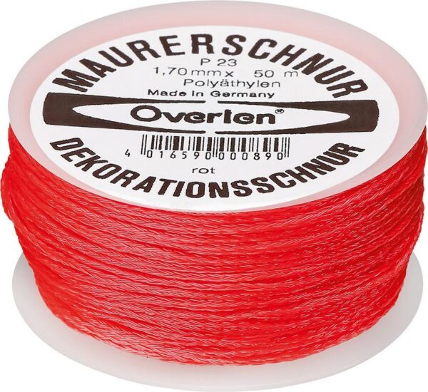 1825738 maurerschnur pe 1 7mm 50m rot overmann