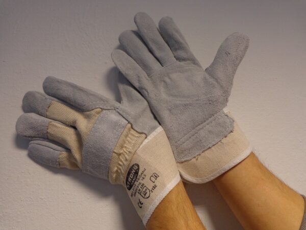 1883914 handschuh rind kernspaltleder grau weiss