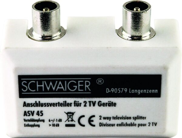 1925502 schwaiger steck anschlussverteiler fuer 2 fs