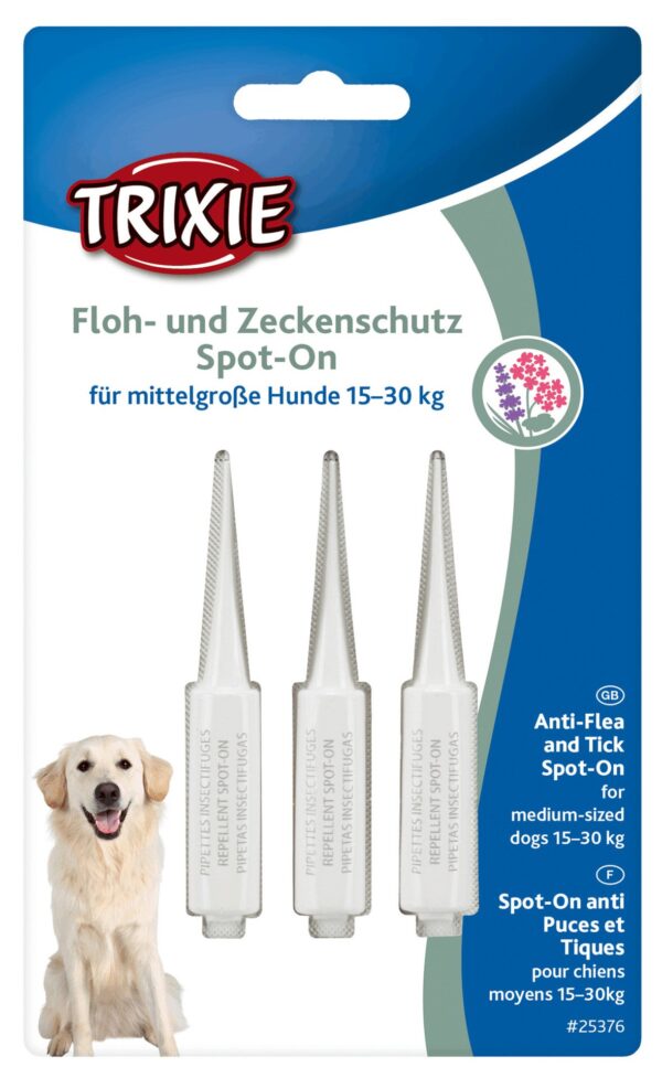 2209042 floh und zeckenschutz spot on mittlere hunde 3 3 ml