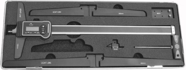 2295908 tiefenmessschieber set digital 800mm leichtbau fortis