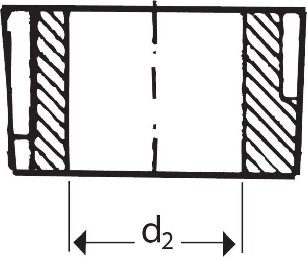 2296846 taper buchsen 4030 65 metr bohr nut din 6885 strecke
