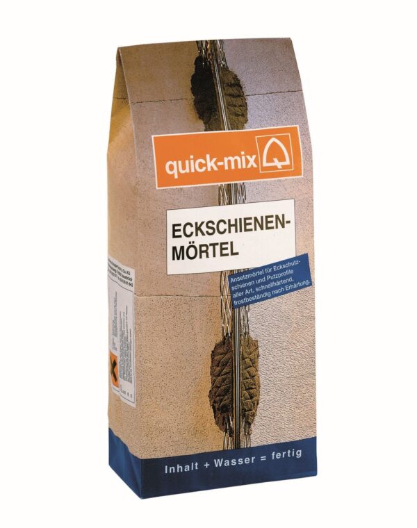 Eckschienenmörtel