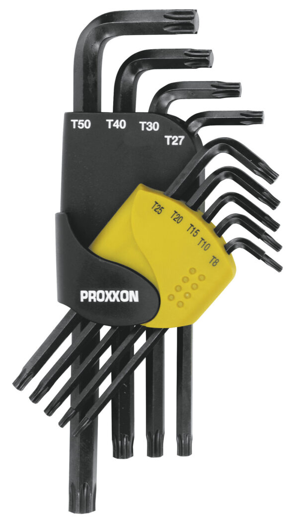 Winkelschlüsselsatz für TX-Schrauben TX 8 - 50 (9-teilig)