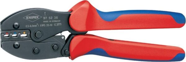 Crimp-Hebelzange mit 2-Komponentengriffen KNIPEX