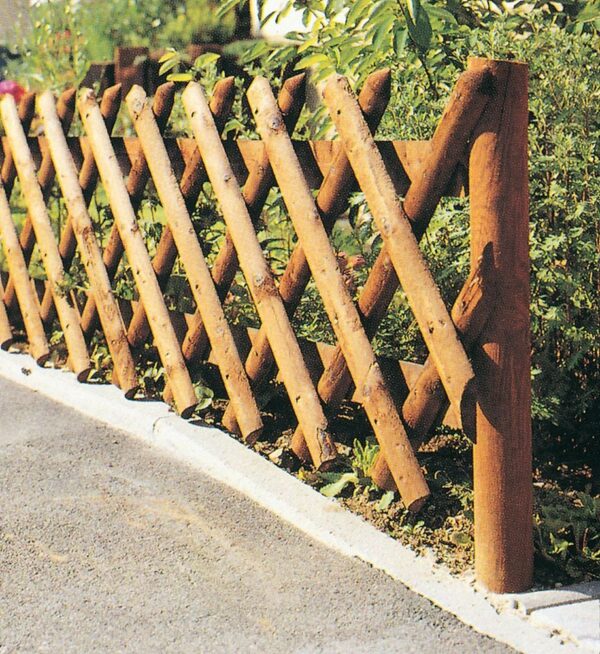 Hochwertiger Scherenzaun 80 cm – Robuster Holzzaun für deinen Garten