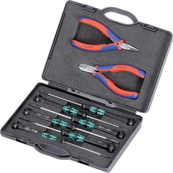 Elektronikzangen-Set Knipex 8-teilig