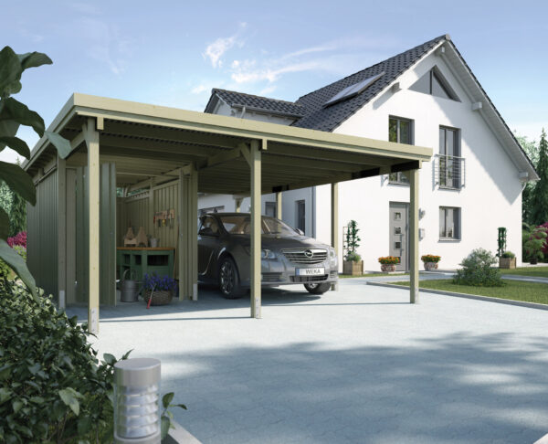 Carport 607 Gr.2 inkl. XL Geräteraum